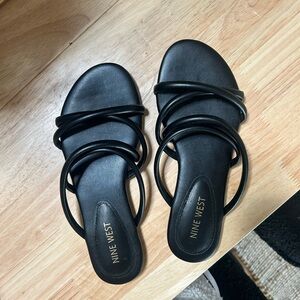 Nine West sandals size 5. Worn once in perfect condition